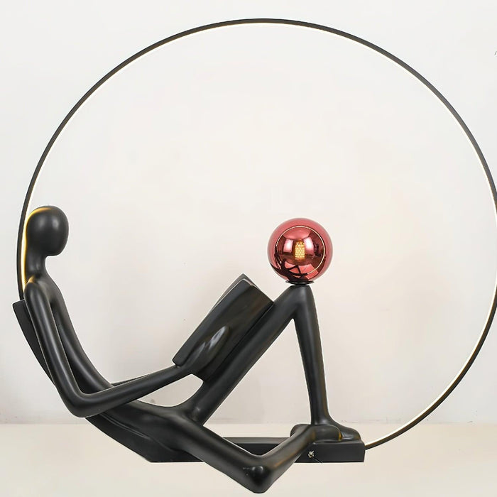 Reader Sculpture Floor Lamp-DWHOME