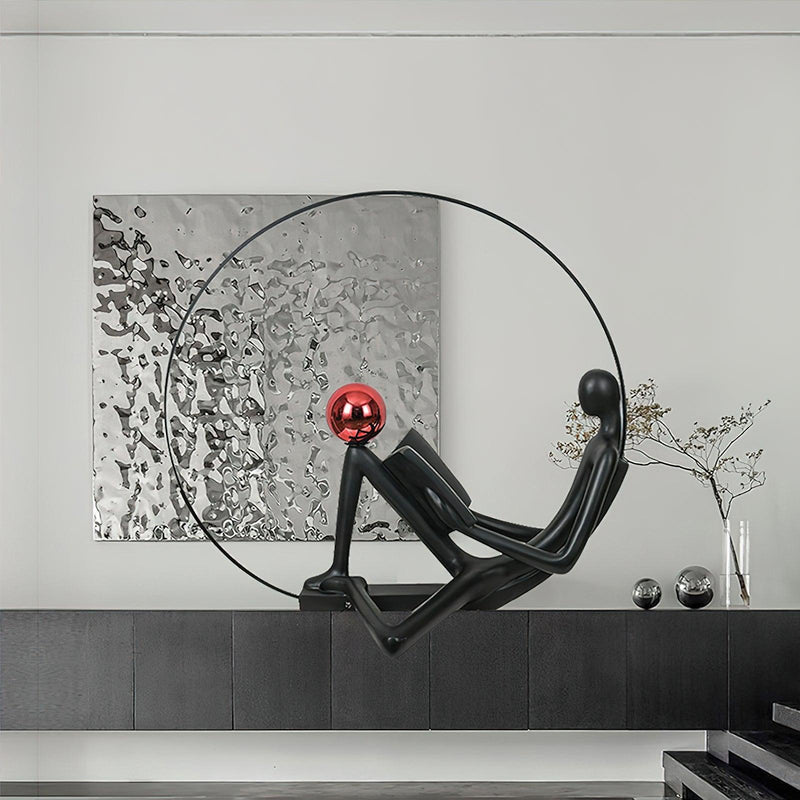 Reader Sculpture Floor Lamp-DWHOME