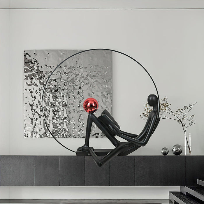 Reader Sculpture Floor Lamp-DWHOME