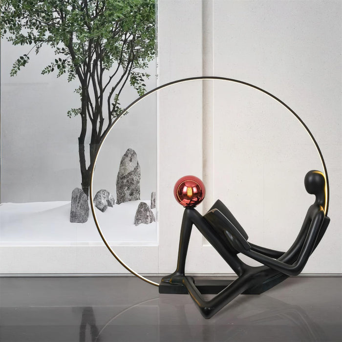 Reader Sculpture Floor Lamp-DWHOME