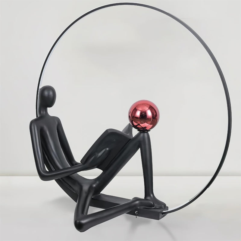 Reader Sculpture Floor Lamp-DWHOME