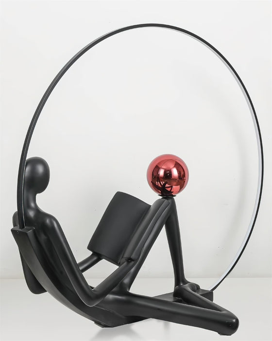 Reader Sculpture Floor Lamp-DWHOME