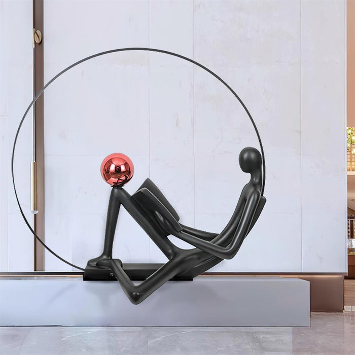 Reader Sculpture Floor Lamp-DWHOME