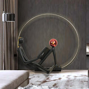 Reader Sculpture Floor Lamp-DWHOME