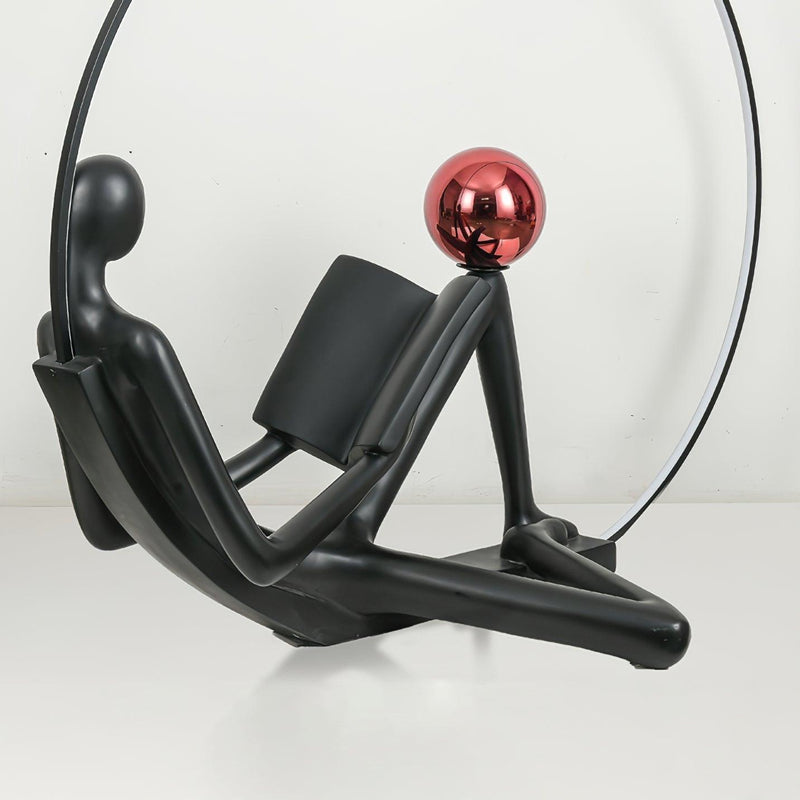 Reader Sculpture Floor Lamp-DWHOME