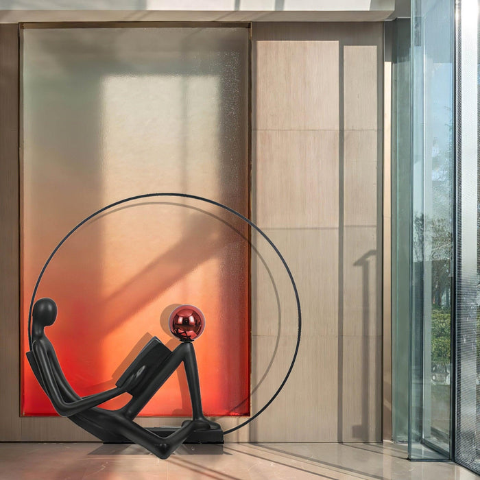 Reader Sculpture Floor Lamp-DWHOME