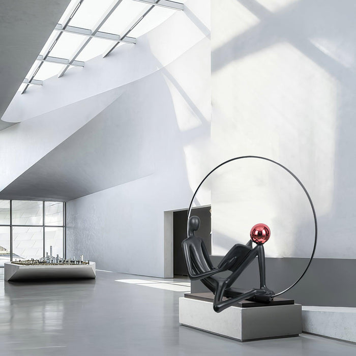 Reader Sculpture Floor Lamp-DWHOME