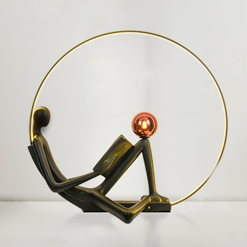 Reader Sculpture Floor Lamp-DWHOME