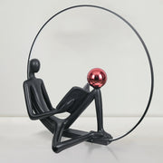 Reader Sculpture Floor Lamp-DWHOME