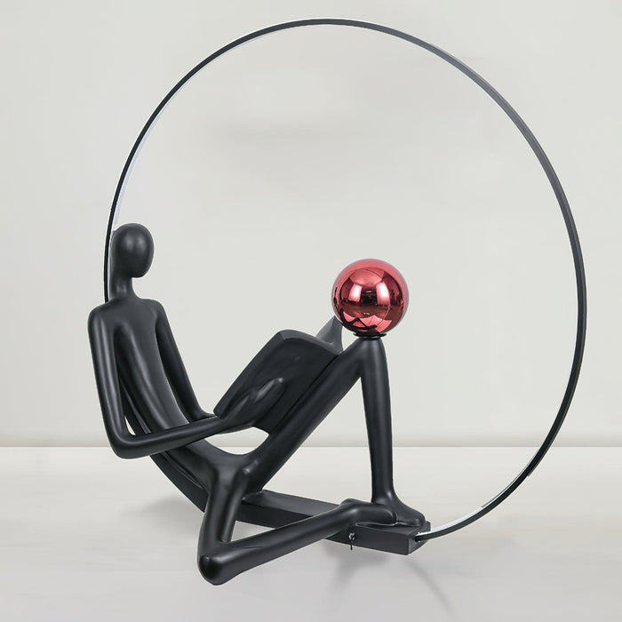 Reader Sculpture Floor Lamp-DWHOME