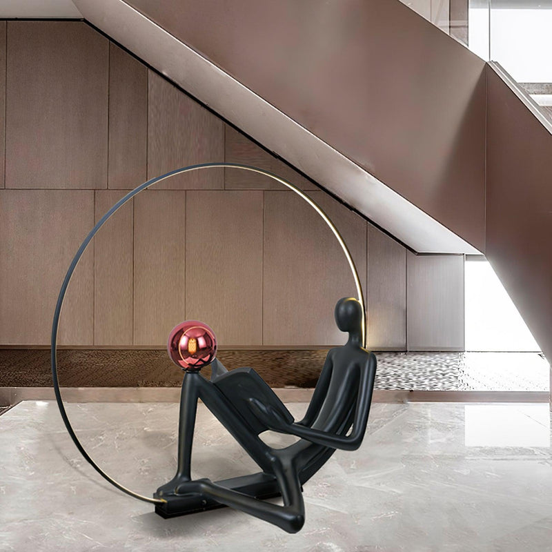 Reader Sculpture Floor Lamp-DWHOME