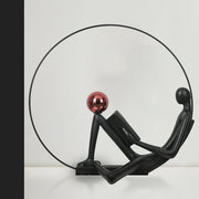 Reader Sculpture Floor Lamp-DWHOME