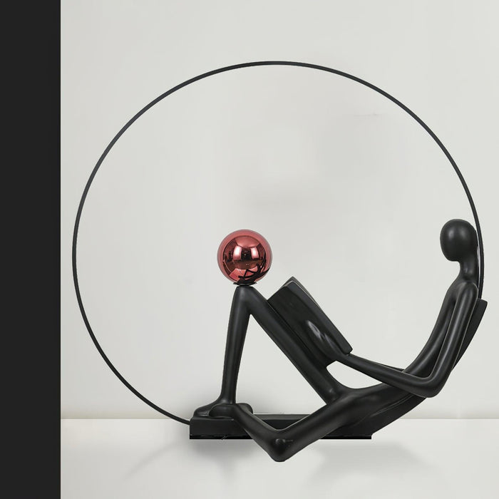 Reader Sculpture Floor Lamp-DWHOME