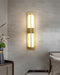 Rectangular Alabaster Brass Wall Sconce - DWHOME