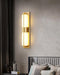 Rectangular Alabaster Brass Wall Sconce - DWHOME