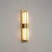 Rectangular Alabaster Brass Wall Sconce - DWHOME