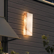Rectangular Alabaster Wall Sconce-DWHOME