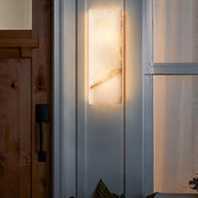 Rectangular Alabaster Wall Sconce-DWHOME