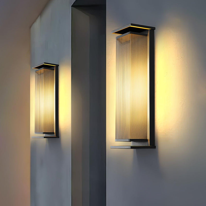 Rectangular Box Outdoor Wall Lamp-DWHOME