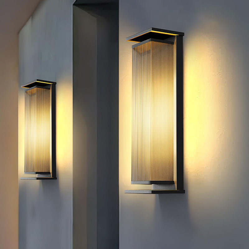 Rectangular Box Outdoor Wall Lamp-DWHOME