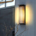 Rectangular Box Solar Outdoor Wall Lamp-DWHOME