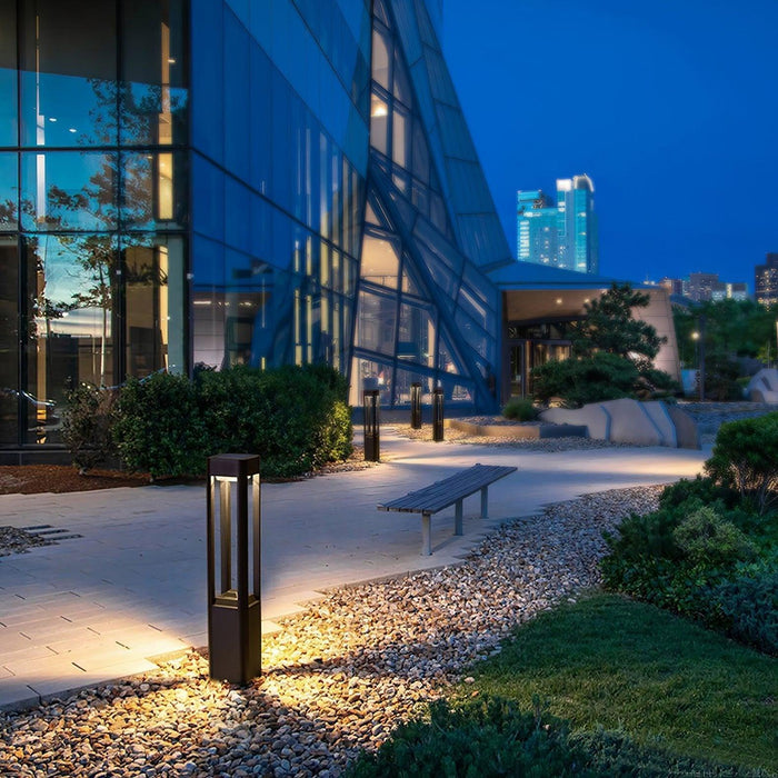 Rectangular Column Garden Outdoor Light-DWHOME