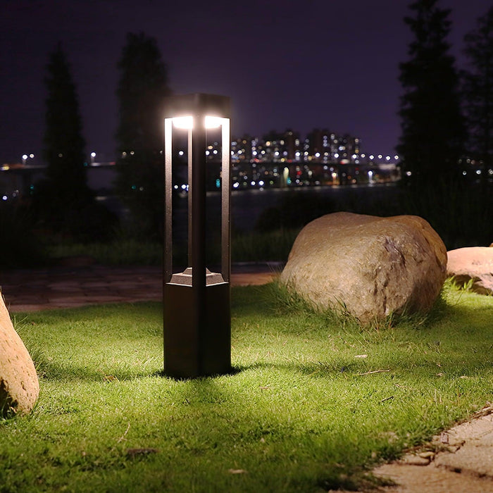 Rectangular Column Garden Outdoor Light-DWHOME