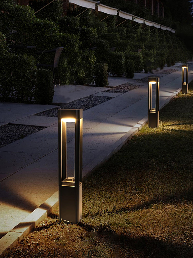 Rectangular Column Garden Outdoor Light-DWHOME