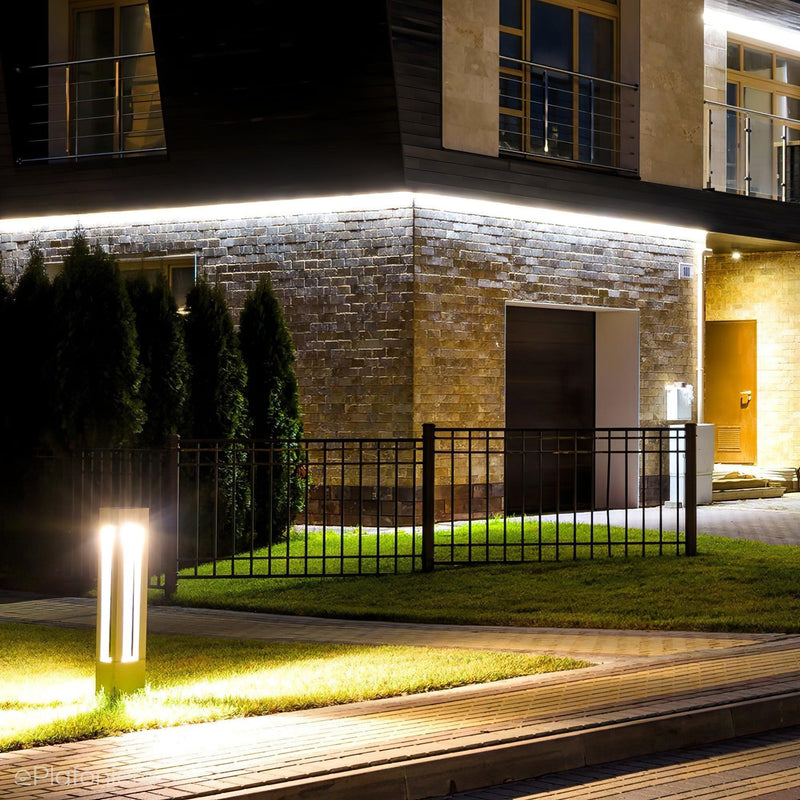 Rectangular Column Garden Outdoor Light-DWHOME