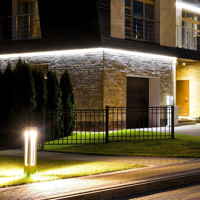 Rectangular Column Garden Outdoor Light-DWHOME