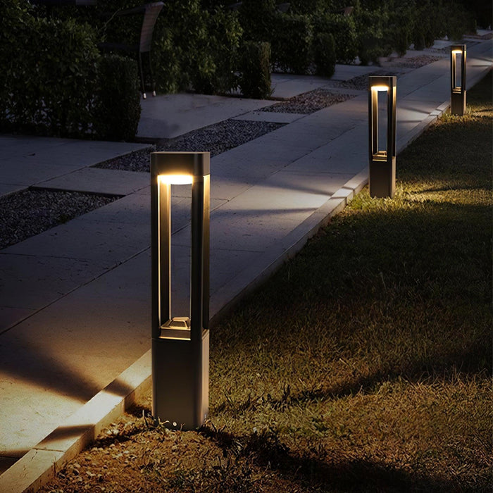 Rectangular Column Garden Outdoor Light-DWHOME