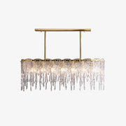 Rectangular Icicle Glass Chandelier-DWHOME