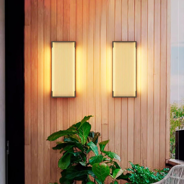 Rectangular Outdoor Wall Light - DWHOME