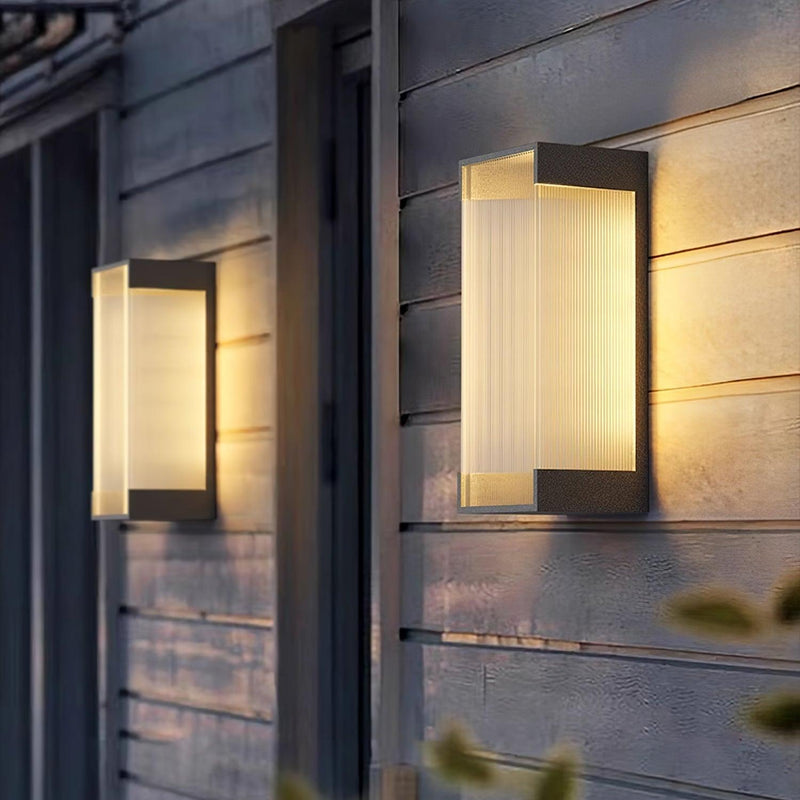 Rectangular Outdoor Wall Light-DWHOME