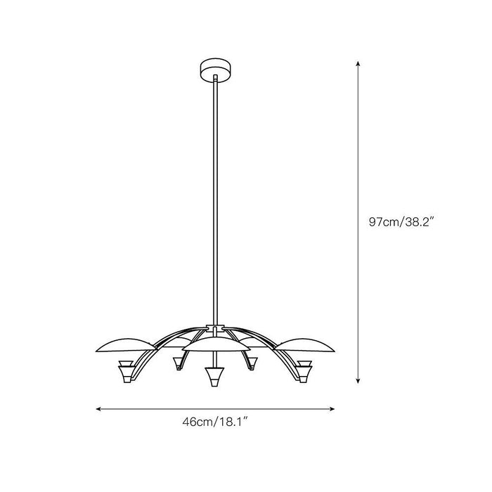 Redding Chandelier-DWHOME