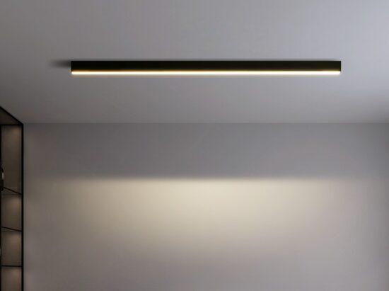 Reetahnna Slim Rectangular Linear Ceiling Lamp.