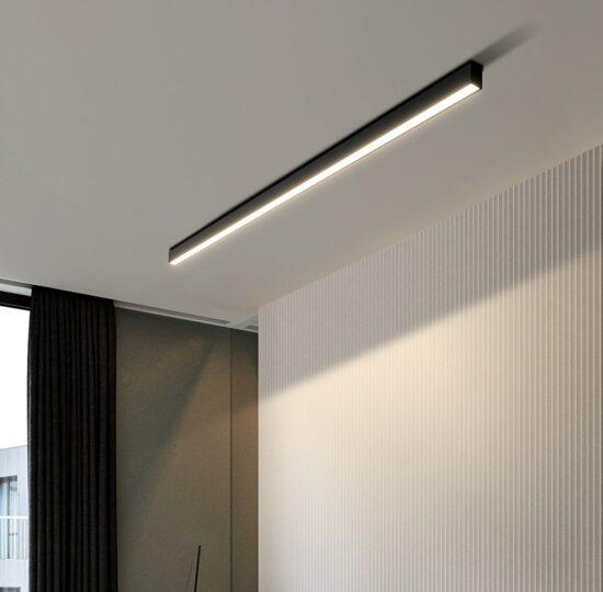 Reetahnna Slim Rectangular Linear Ceiling Lamp.