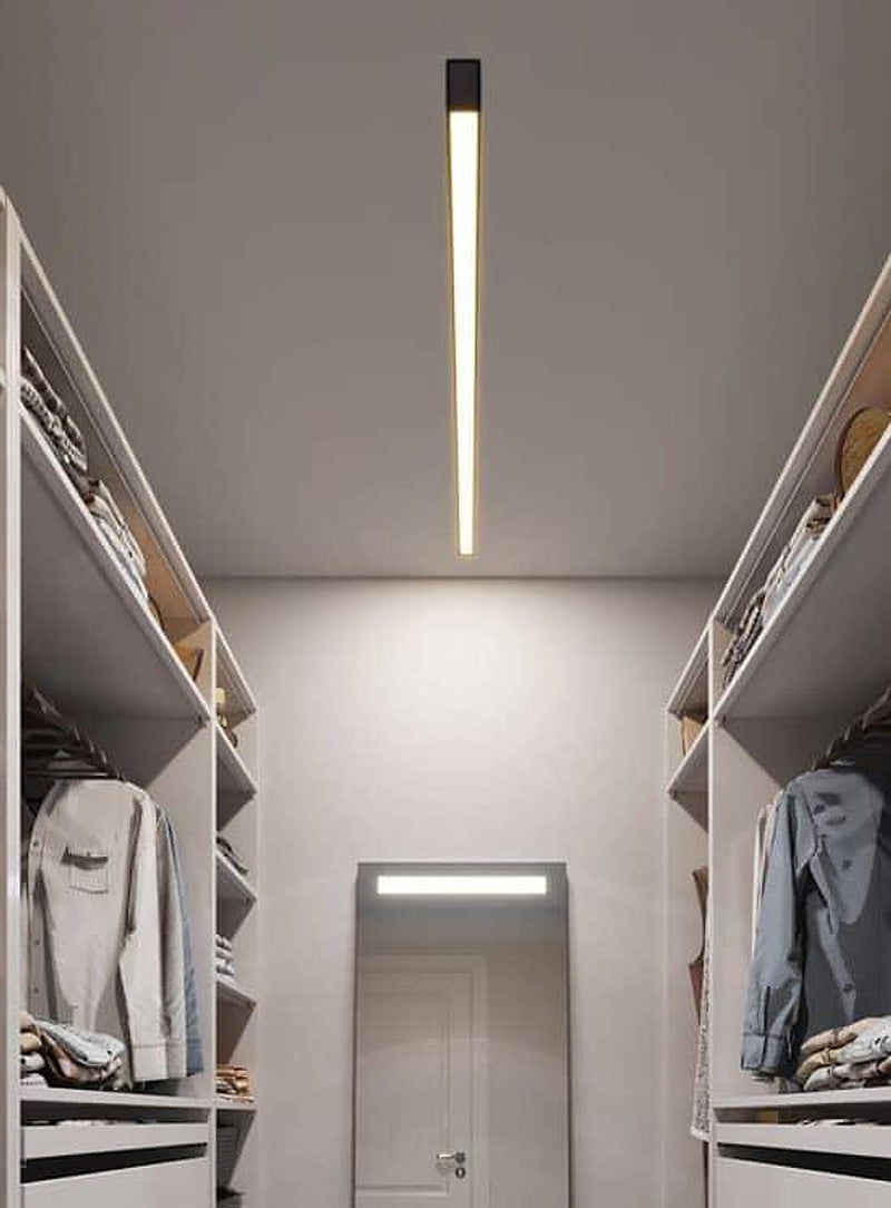 Reetahnna Slim Rectangular Linear Ceiling Lamp-DWHOME