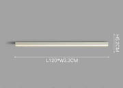 Reetahnna Slim Rectangular Linear Ceiling Lamp-DWHOME