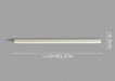 Reetahnna Slim Rectangular Linear Ceiling Lamp.