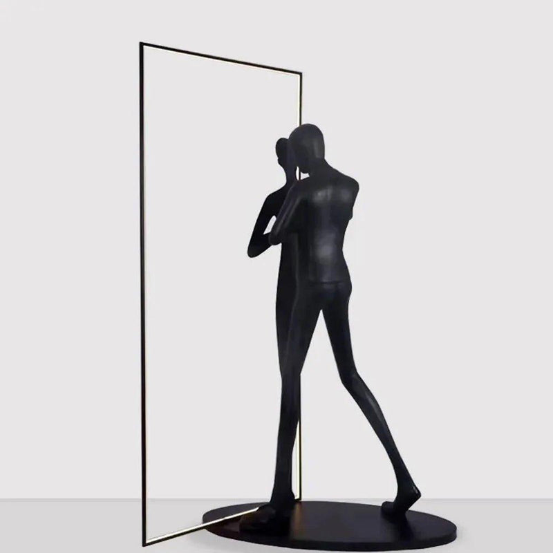 Mirror Sculpture Floor Lamp-DWHOME
