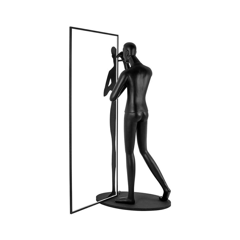 Mirror Sculpture Floor Lamp-DWHOME