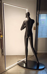 Mirror Sculpture Floor Lamp-DWHOME