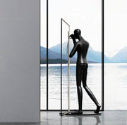 Mirror Sculpture Floor Lamp-DWHOME