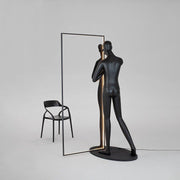 Mirror Sculpture Floor Lamp-DWHOME