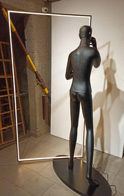 Mirror Sculpture Floor Lamp-DWHOME