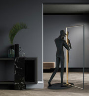 Mirror Sculpture Floor Lamp-DWHOME