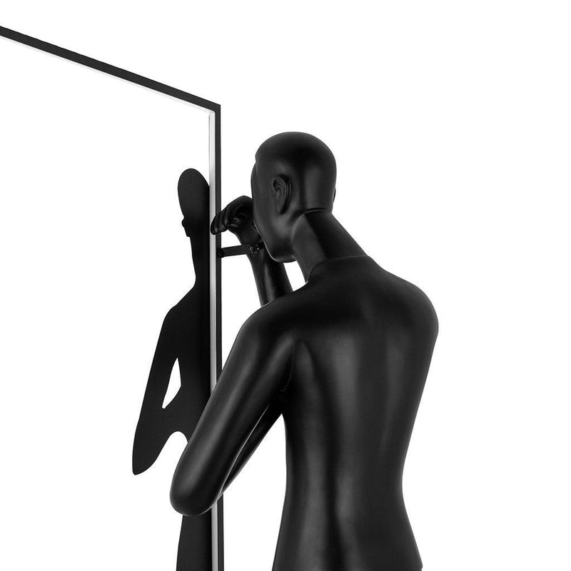 Mirror Sculpture Floor Lamp-DWHOME