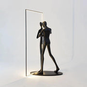 Mirror Sculpture Floor Lamp-DWHOME