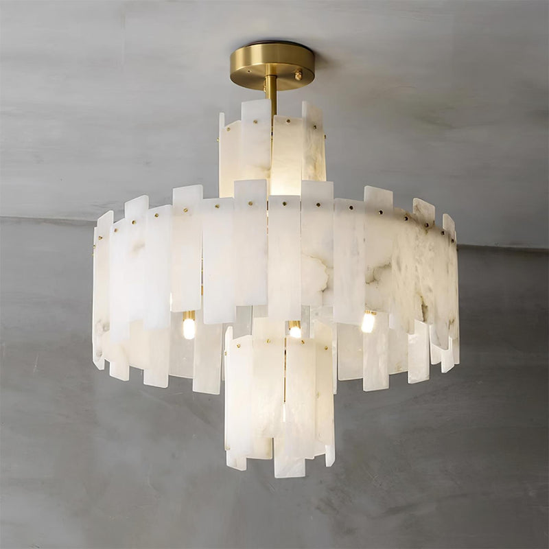 Regina Alabaster Chandelier-DWHOME